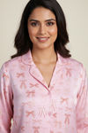 Zivame Satin Pyjama Set - Crystal Rose — thumbnail 4
